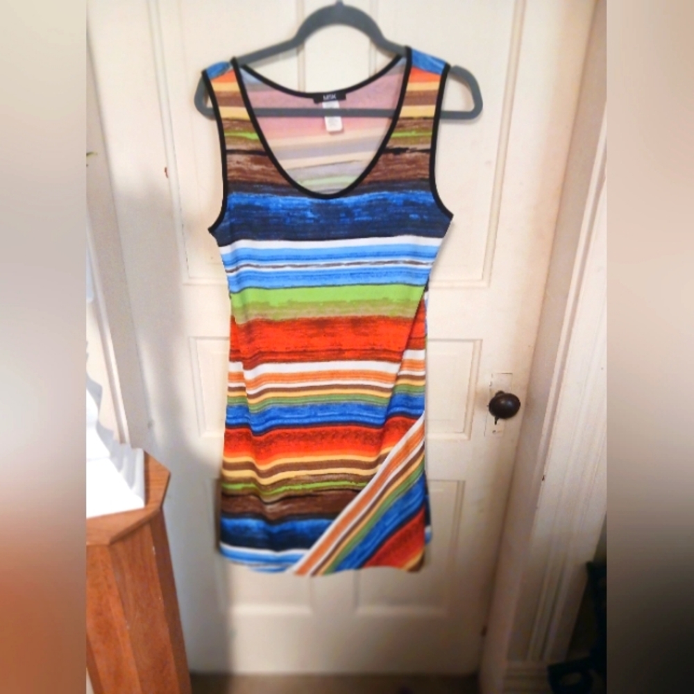 MSK colorful summer dress size L